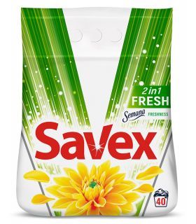 Detergent Automat Savex 2in1 Fresh, 40 Spalari, 4 kg